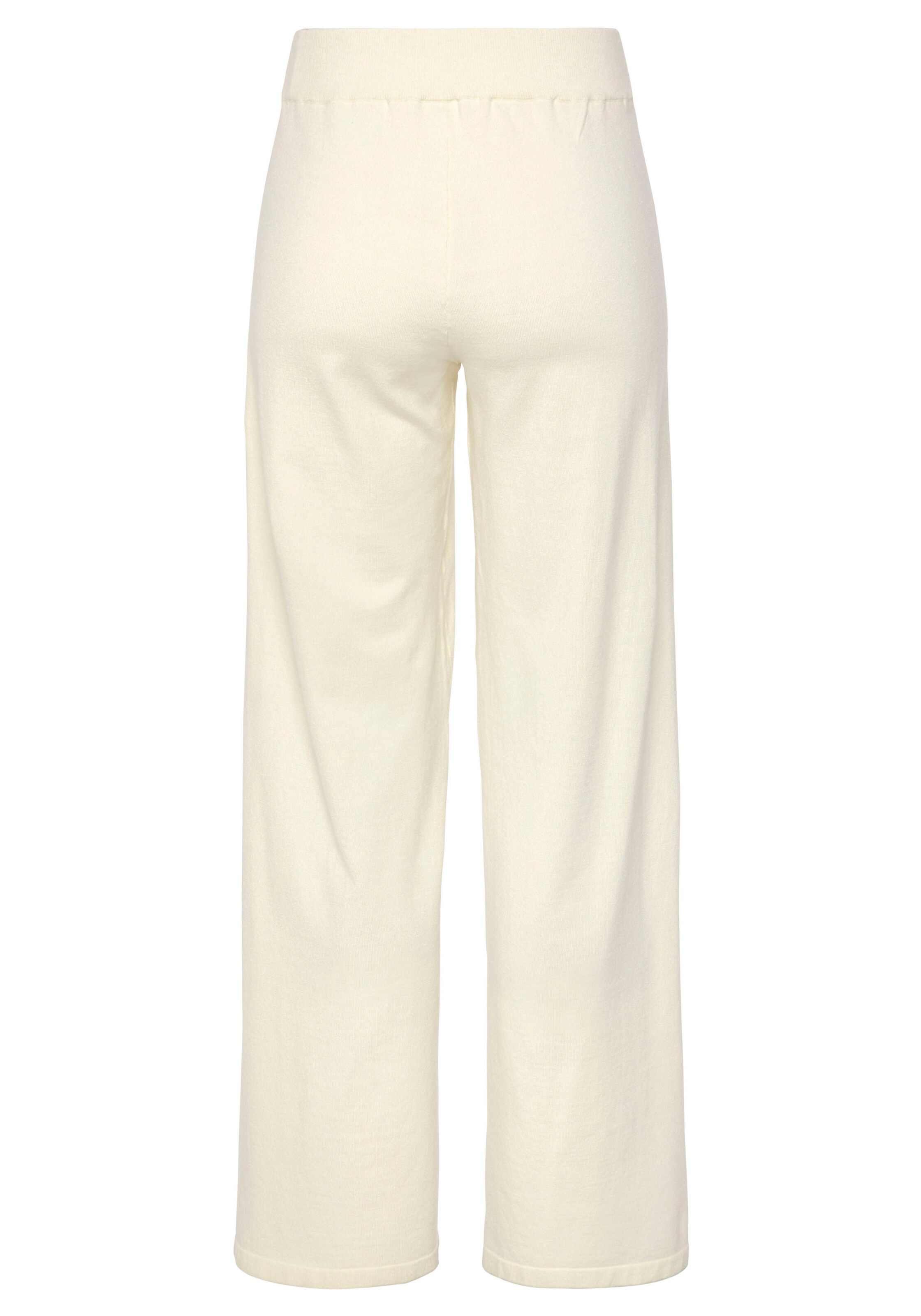 LASCANA Широкий Штаны в Бежевый