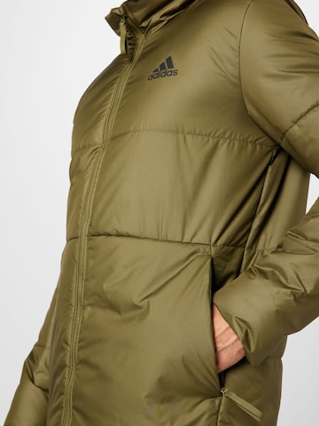 ADIDAS SPORTSWEAR Outdoor jacket 'Bsc 3-Stripes Insulated' in Green