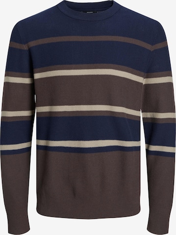 JACK & JONES Sweater 'BLAFALCO' in Brown: front