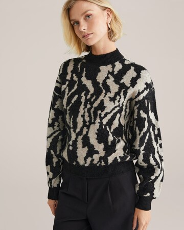 WE Fashion Pullover in Schwarz: Vorderseite