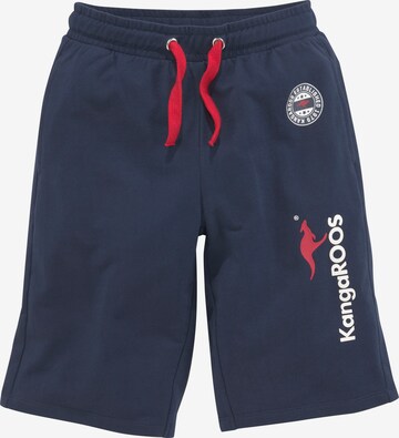 KangaROOS Regular Pants in Blue: front