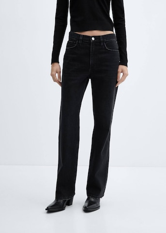 Regular Jeans 'Matilda' de la MANGO pe negru: față