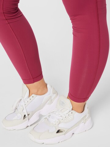 Reebok Skinny Sporthose 'LUX' in Rot