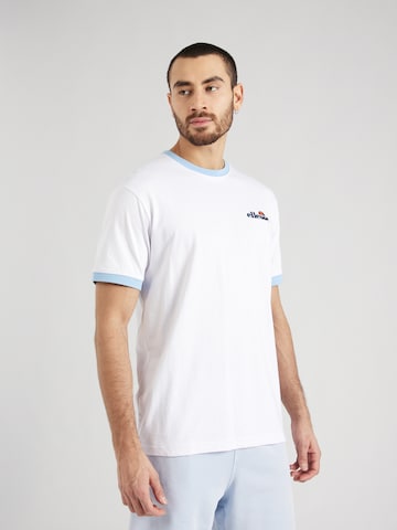 ELLESSE Shirt 'Meduno' in Wit: voorkant