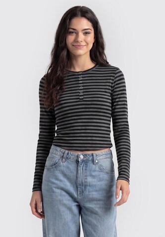T-shirt MYMO en gris : devant