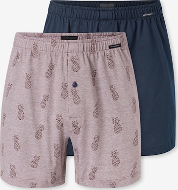 SCHIESSER Boxer shorts ' Basic ' in Blue: front