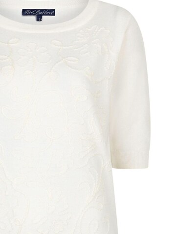 Red Button Shirt 'Red Button Sweet ribbon ecru' in Beige