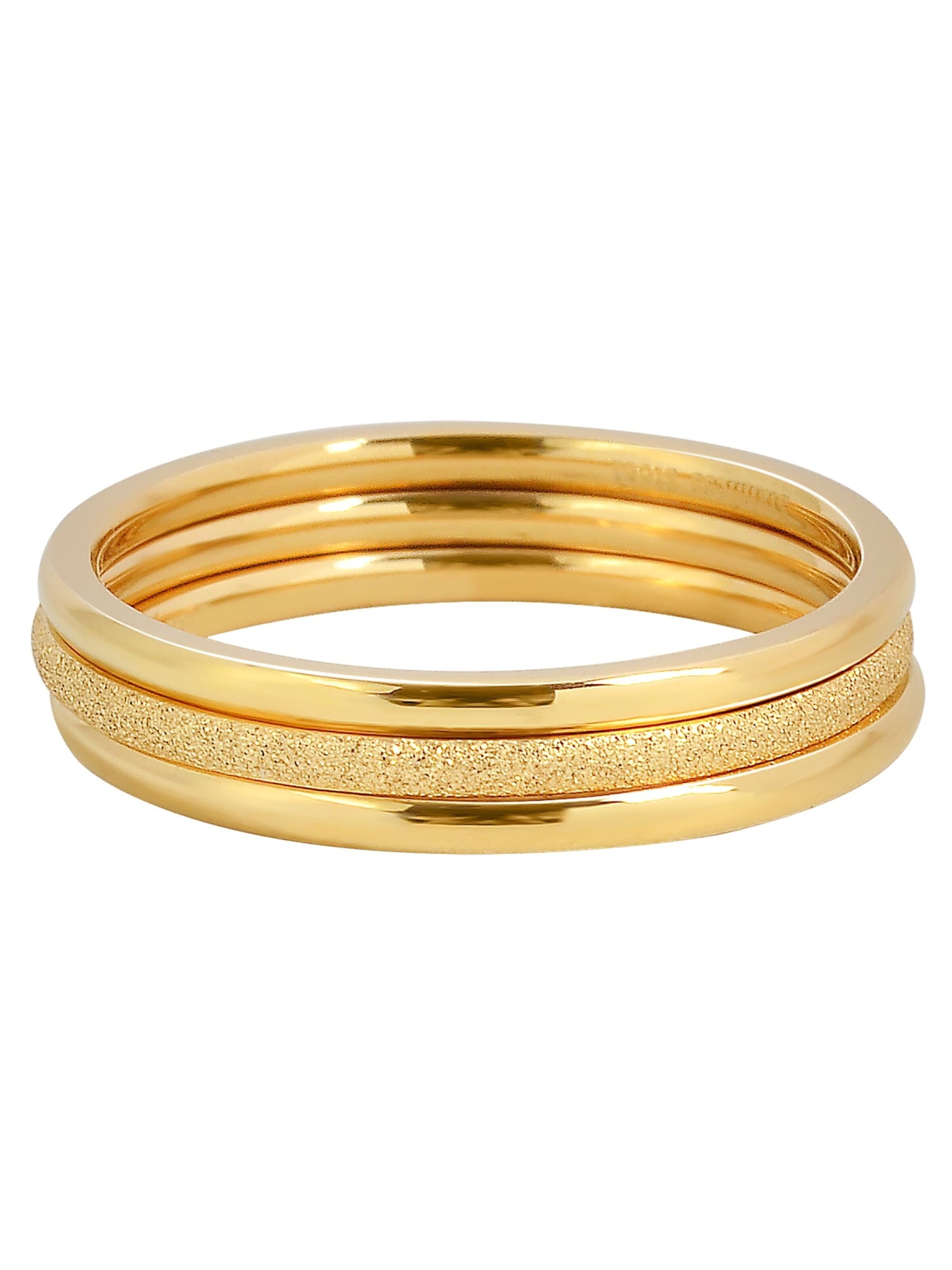 Akzent Ring 'Juliane, goldfarbig, langlebig' in Gold