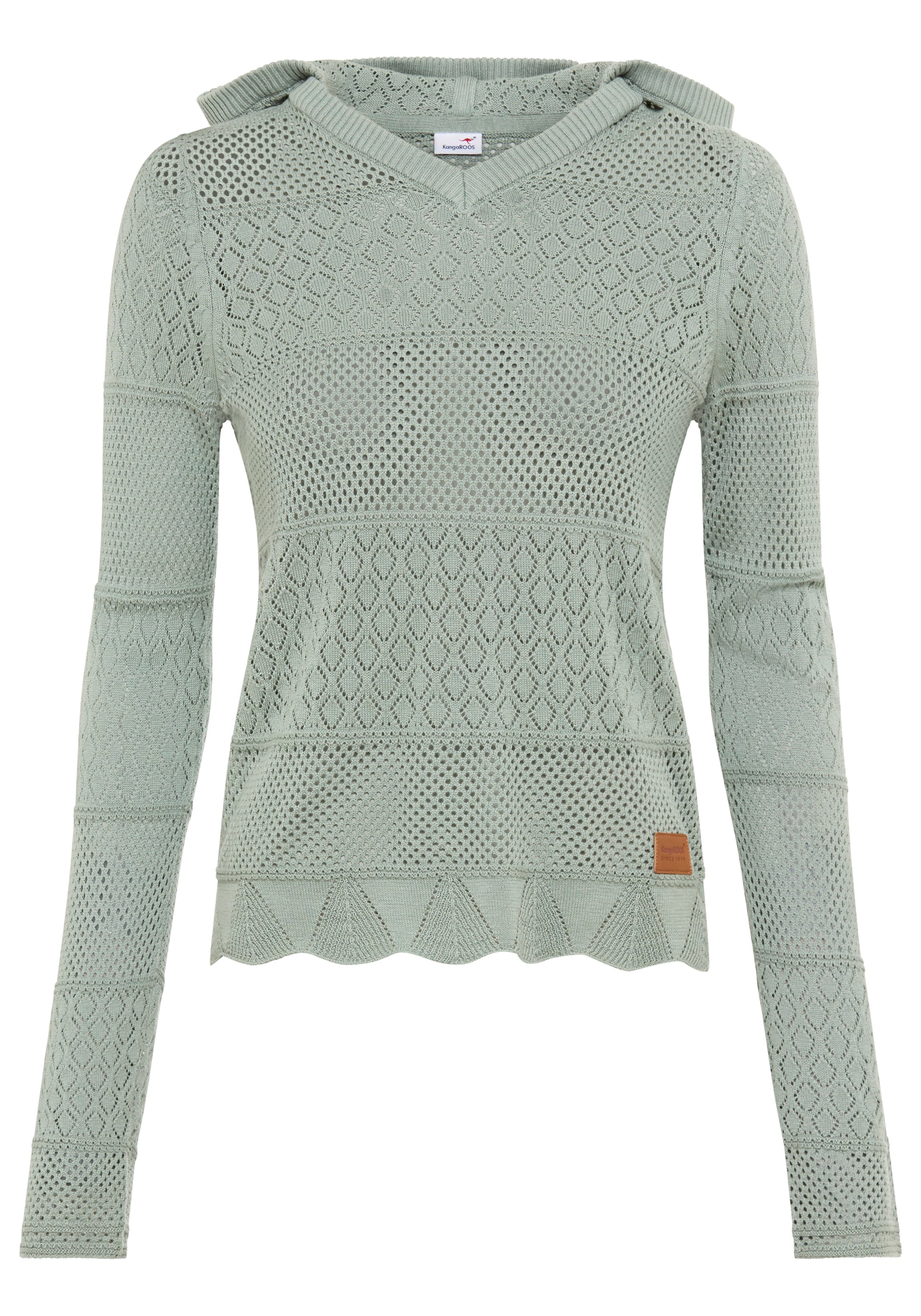 KangaROOS Pullover in Grün: Vorderseite