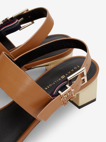 TOMMY HILFIGER Sandalen met riem in Bruin