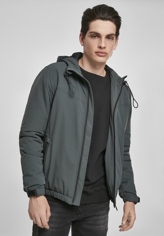 Urban Classics Between-Season Jacket in Green: front