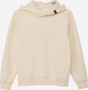 s.Oliver Sweatshirt in Beige: voorkant