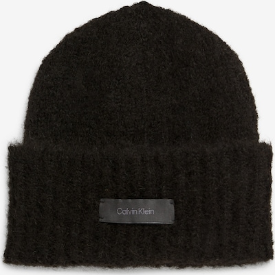 Calvin Klein Mütze in schwarz / offwhite / wollweiß, Produktansicht