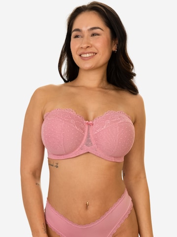 Fascia Reggiseno 'Diamond' di SugarShape in rosa: frontale