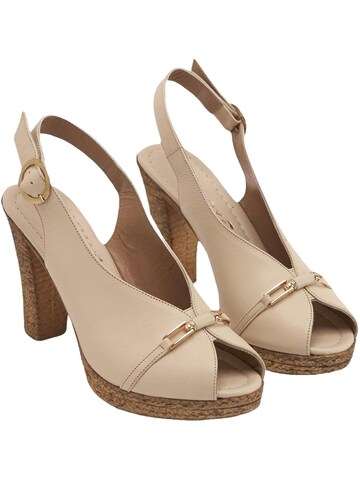 Limoya Slingback Pumps 'Bernis' in Beige