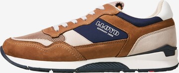 LLOYD Sneakers laag in Bruin: voorkant