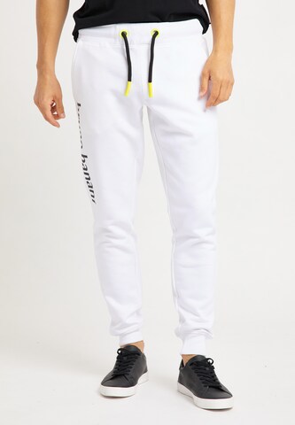 Regular Pantalon 'Harrison' BRUNO BANANI en blanc : devant