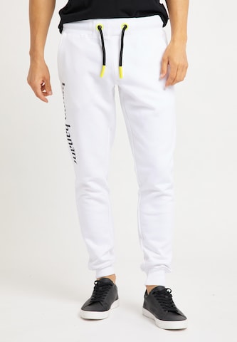 BRUNO BANANI Regular Pants 'Harrison' in White: front