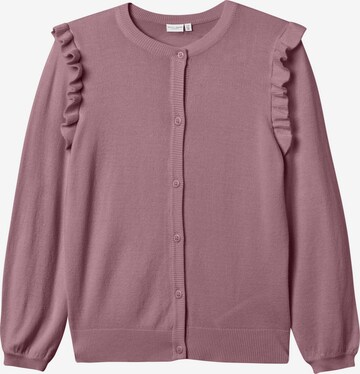 Cardigan 'Vininna' NAME IT en rose : devant