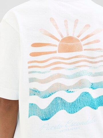Jack & Jones Junior Футболка 'JORCanggu Summer' в Белый