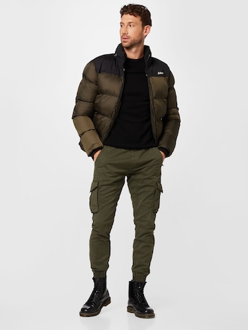 ALPHA INDUSTRIES - Tapered Calças cargo em verde