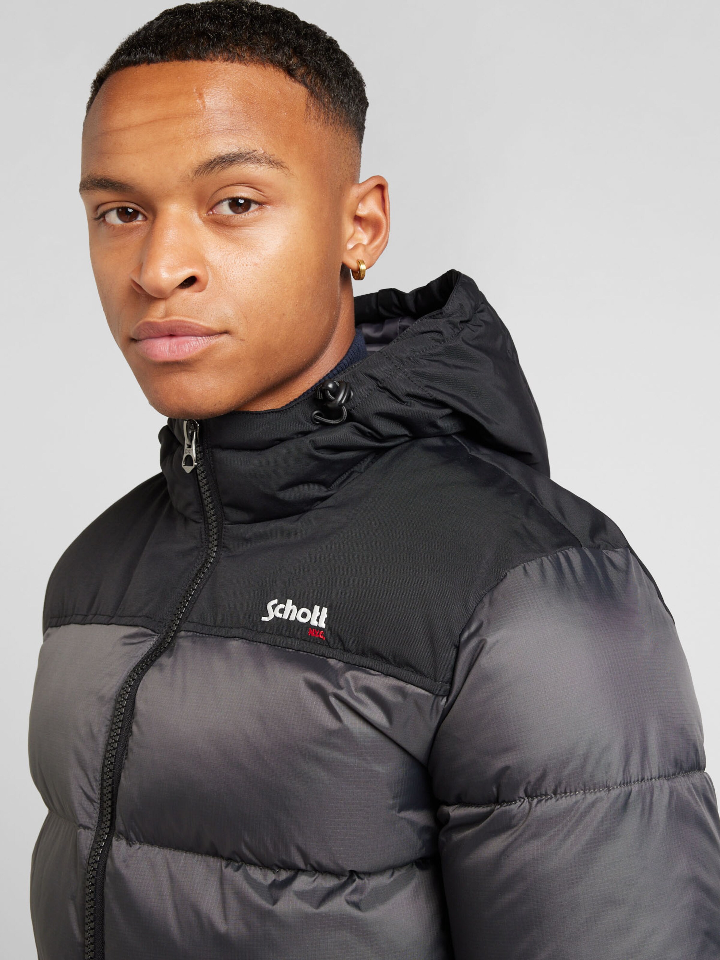 Veste d hiver UTAH2 Schott NYC en Anthracite ABOUT YOU