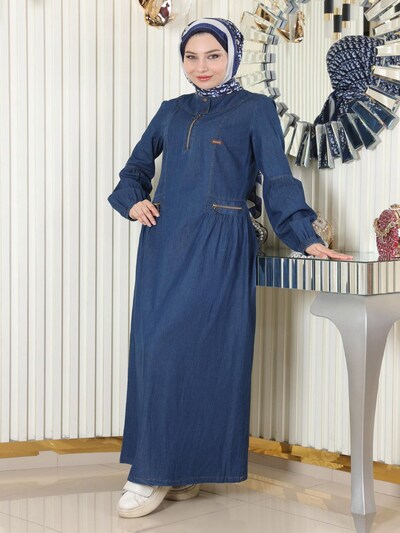 MODAMIHRAM Kleid in 38 in indigo, Produktansicht