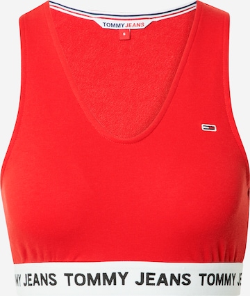 Tommy Jeans Top 'Super' in Rot: predná strana