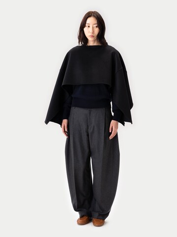 GOBI Cashmere Pullover 'Versatile Cashmere Poncho' i sort