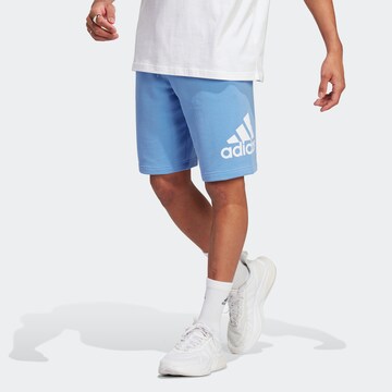 ADIDAS SPORTSWEAR Regular Sportshorts 'Essentials' in Blau: predná strana