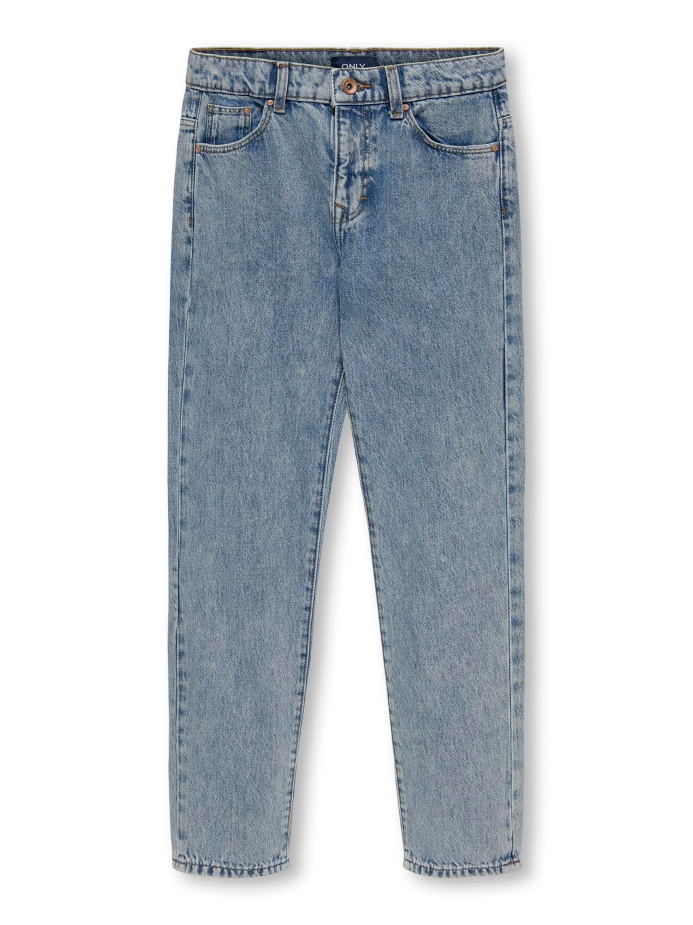 ONLY Loosefit Jeans in Blauw: voorkant