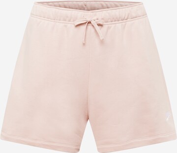 Regular Pantalon de sport Nike Sportswear en rose : devant