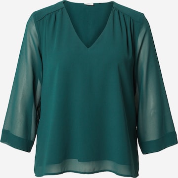 Camicia da donna di s.Oliver BLACK LABEL in verde: frontale