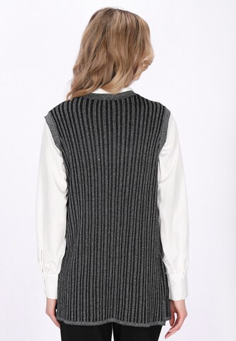 usha BLACK LABEL - Colete de malha em preto