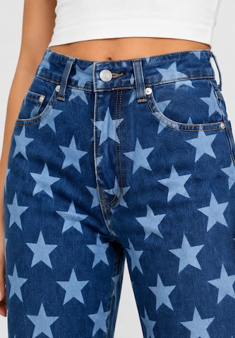Wide Leg Jean Elara en bleu