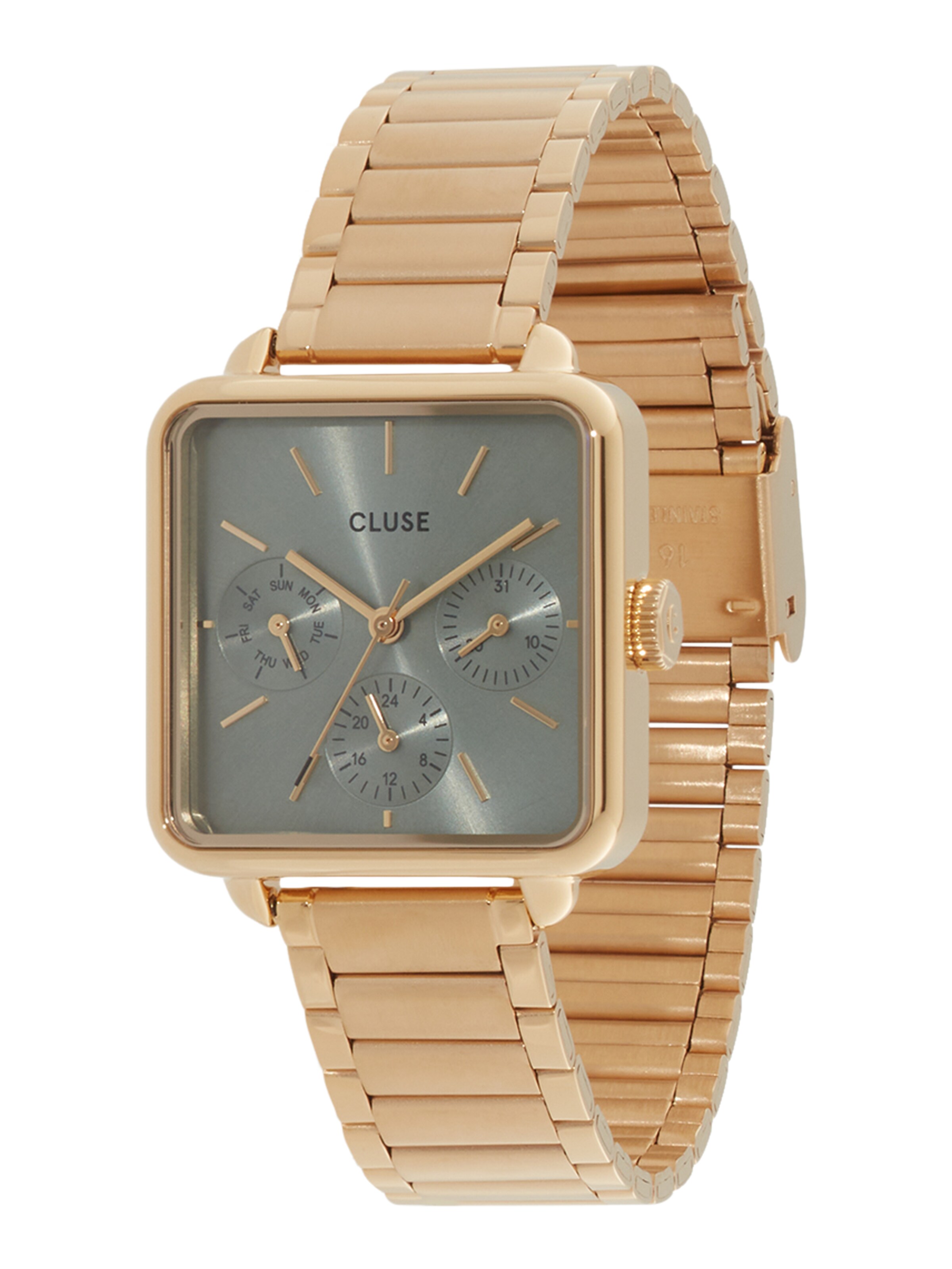 CLUSE Аналогов часовник 'La Tétragone' в злато: отпред