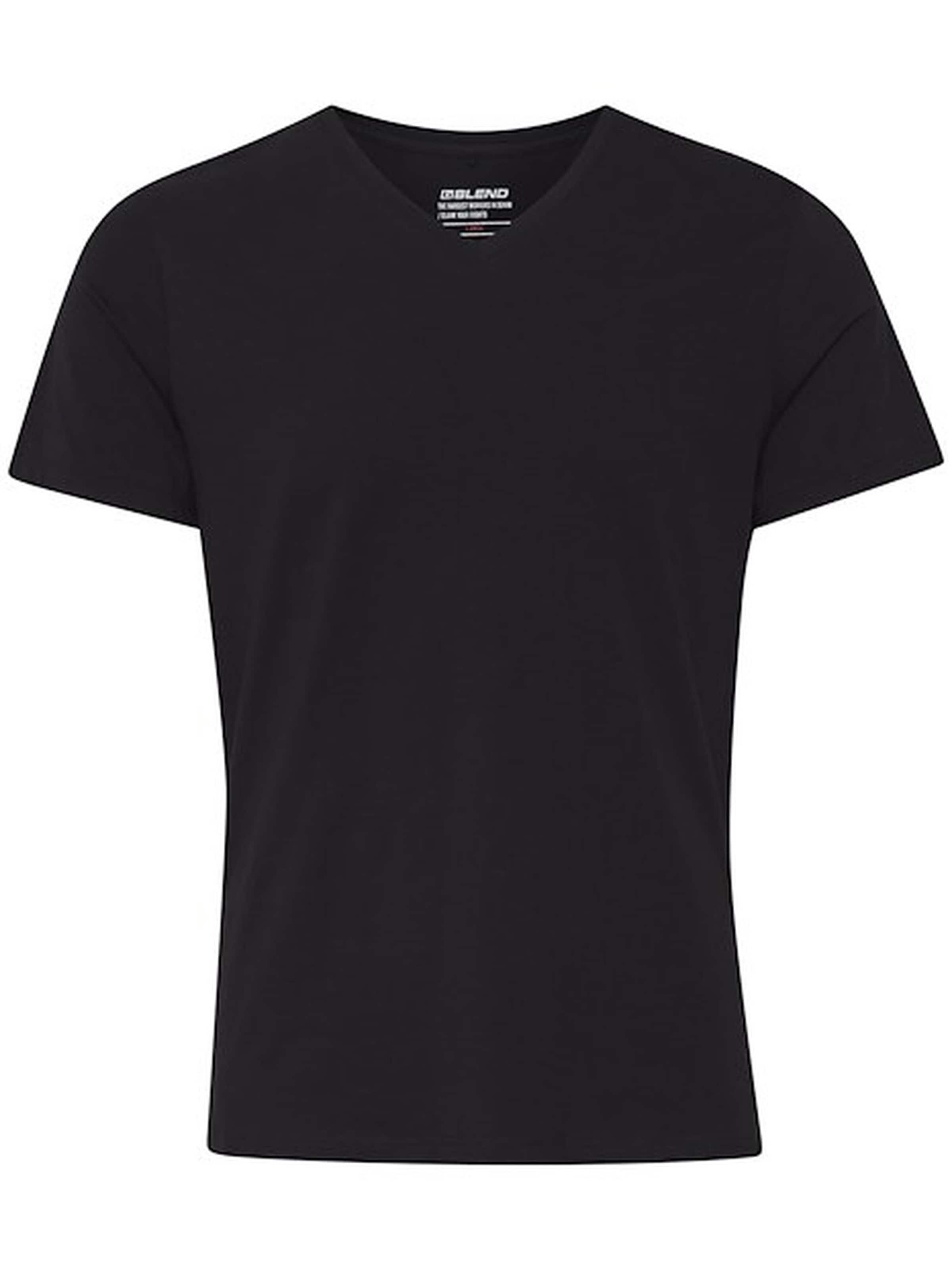 BLEND Regular fit Μπλουζάκι 'Nico' σε μαύρο