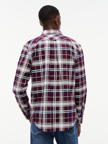 Tommy Jeans Regular fit Button Up Shirt in Purple