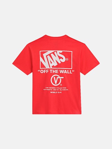 VANS - Camiseta 'VANS STACKED HI SS TEE T-SHIRT' en rojo