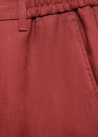 MANGO MAN Regular Hose 'Ibiza' in Rot