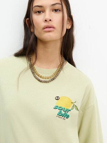 Pull&Bear Shirts 'LIMON' i grøn