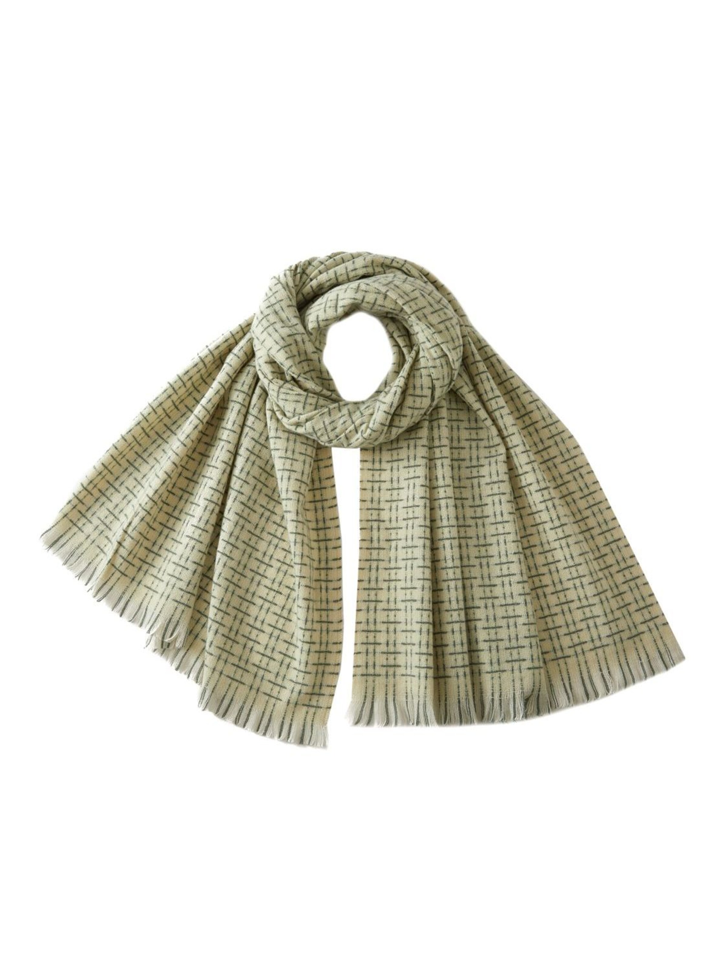 alberto cabale Schal 'SERENA' in Weiß: Vorderseite