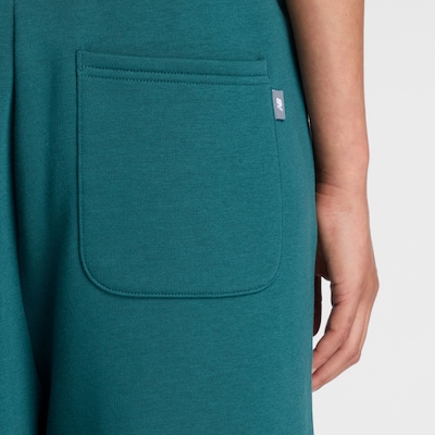 new balance 'Trackside Fleece Barrel Pant'. in cyanblau / grün, Produktansicht