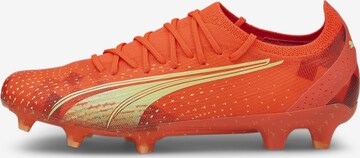 PUMA Soccer Cleats 'Ultra Ultimate' in Orange: front