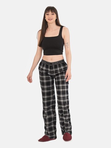 Pantaloncini da pigiama 'Leafletic Women’s Night Wear Long Pajama' di LEAFLETIC in nero