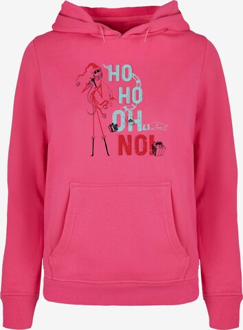 ABSOLUTE CULT Sweatshirt 'The Nightmare Before Christmas - Ho Ho No' in Pink: predná strana