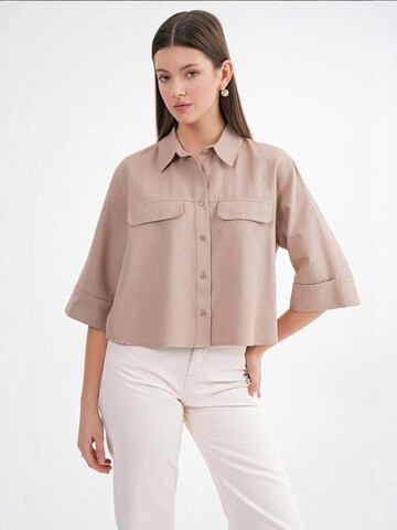 MixRay - Blusa em castanho