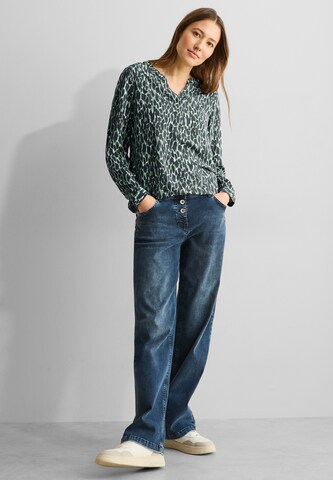 CECIL Gemusterte Bluse in Grün