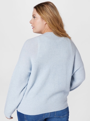 ONLY Carmakoma Knit Cardigan 'Esly' in Blue