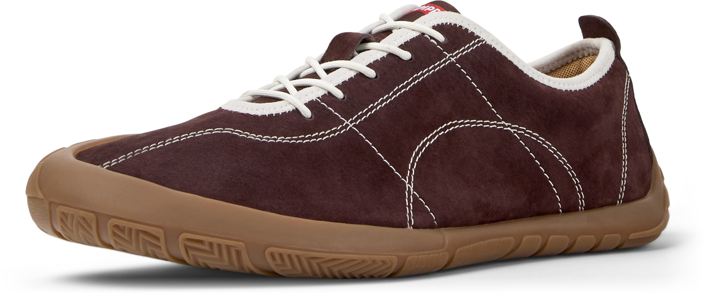 CAMPER Platform trainers 'Peu Path' in Red: front